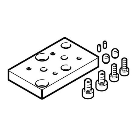 Festo Adapter Kit EHAM-E20-40-E19-25 EHAM-E20-40-E19-25